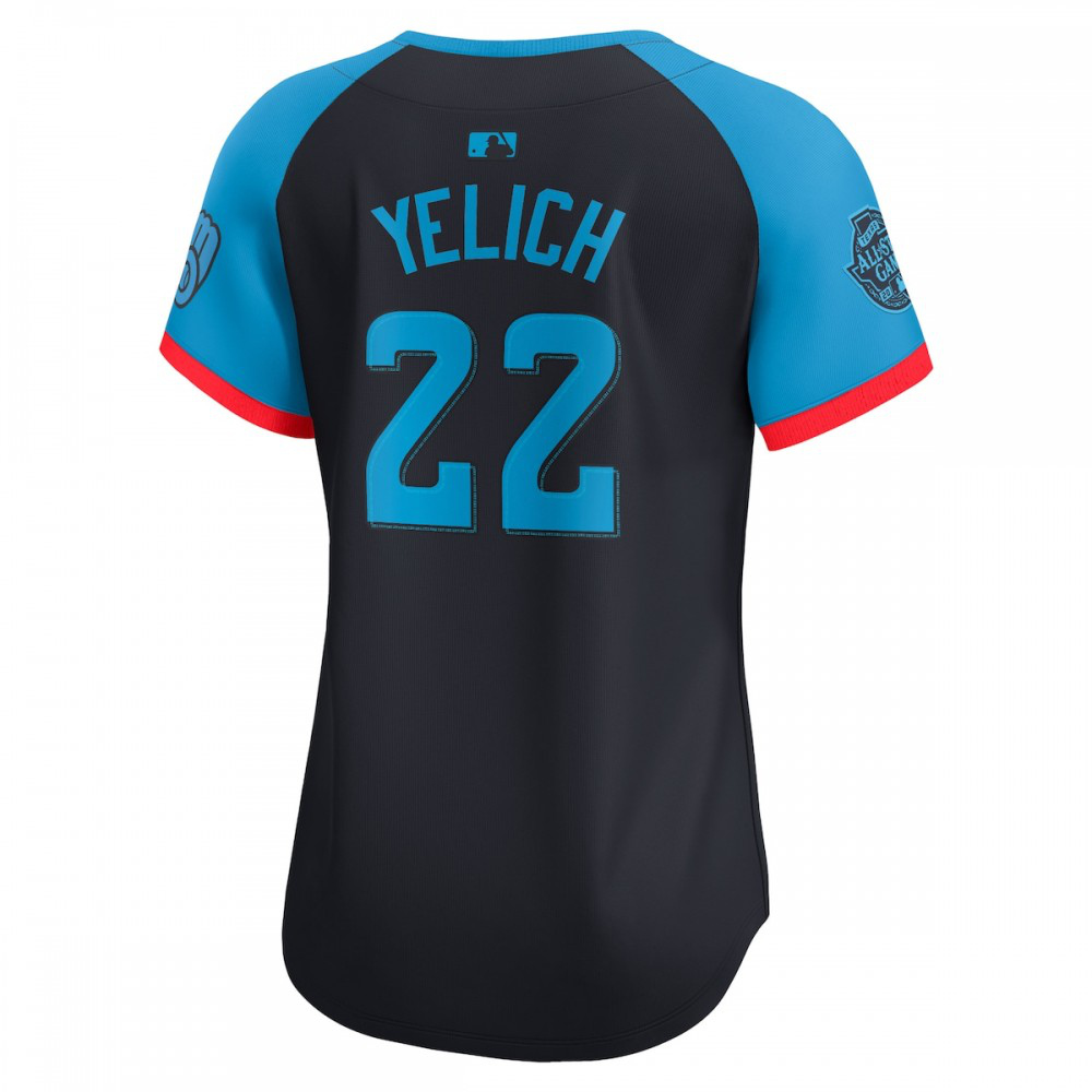 Christian Yelich National League Women's 2024 MLB All-Star Game Limited Player Jersey - Navy-Pro Kit Vault | Brand New 26/27 Sports Jerseys